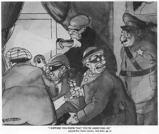 Illustration for article titled Jack Kirby sent these cartoons to the New Yorker when he was just 14